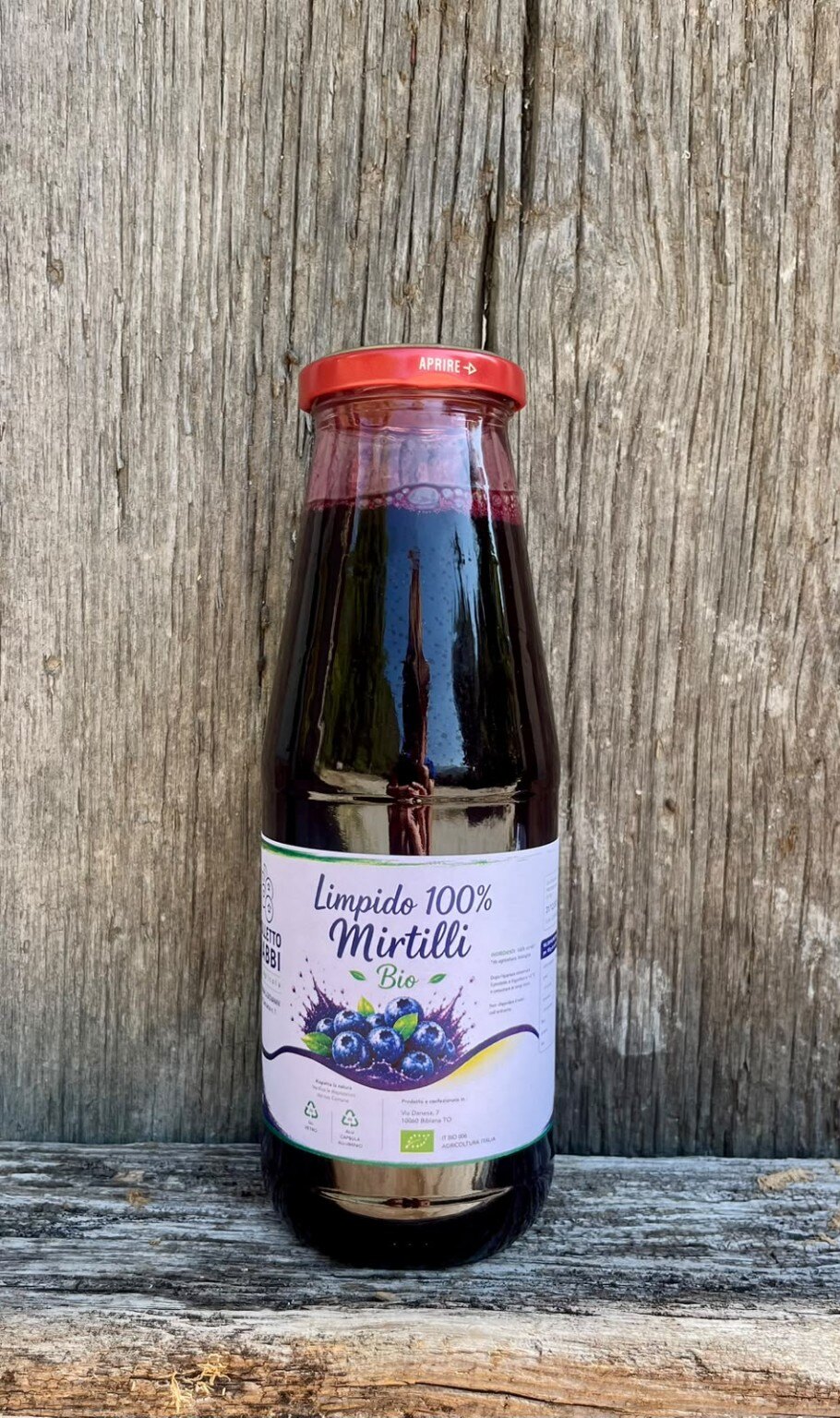 Limpido 100% mirtilli BIO