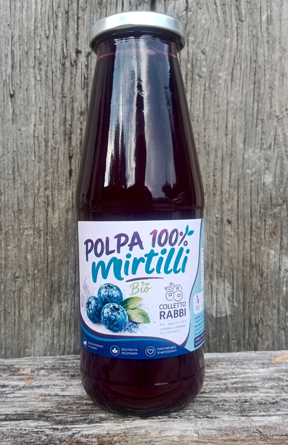 Polpa 100% mirtilli BIO